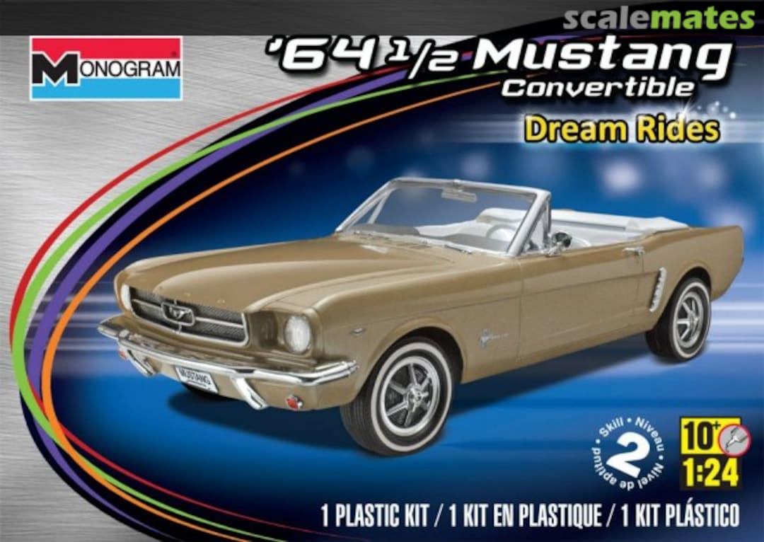 Boxart '64 1/2 Mustang Convertible 85-4019 Monogram Boxart '64 1/2 Mustang Convertible 85-4019 Monogram