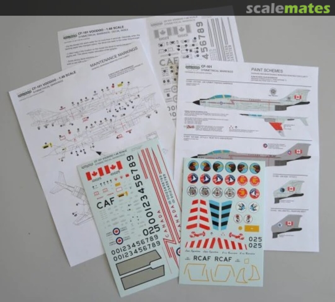 Contents CF-101 Voodoo 48-007 Canuck Model Products Contents CF-101 Voodoo 48-007 Canuck Model Products