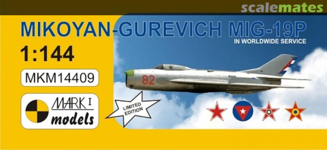 Boxart Mikoyan-Gurevich MiG-19P MKM14409 Mark I Models Boxart Mikoyan-Gurevich MiG-19P MKM14409 Mark I Models