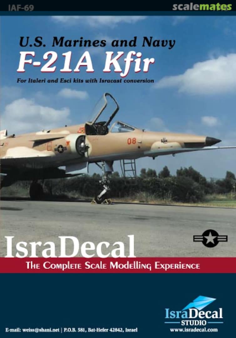 Boxart F-21A Kfir IAF-69 IsraDecal Studio Boxart F-21A Kfir IAF-69 IsraDecal Studio