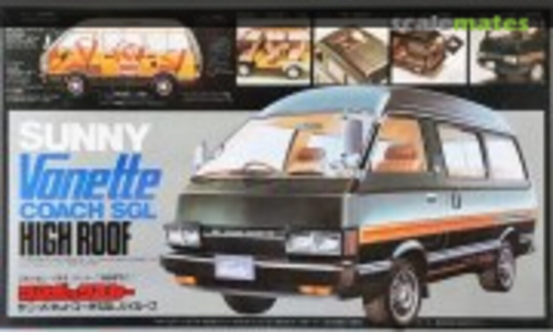 1:24 Sunny Vanette Coach SGL High Roof (Nitto 819-1000) 819-1000
