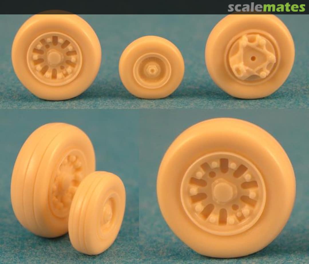 Boxart Weighted Wheels for F-16 Kits (Blk 1-32 Early) R017 Royale Resin Boxart Weighted Wheels for F-16 Kits (Blk 1-32 Early) R017 Royale Resin