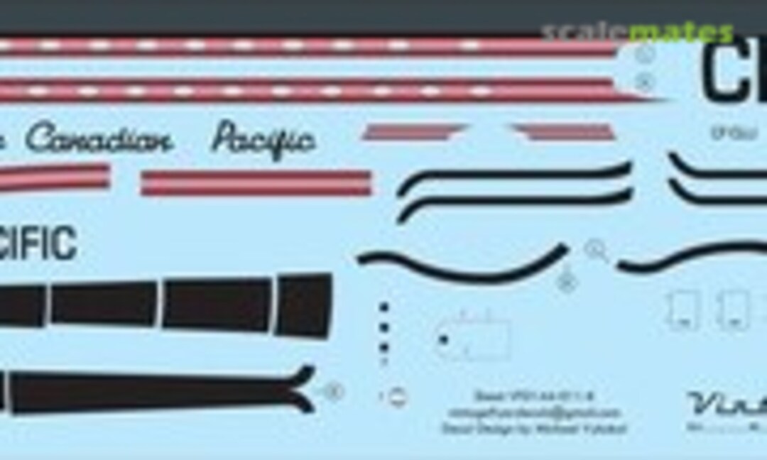 1:144 DC-4 Canadian Pacific (Vintage Flyer Decals VFD144-011) VFD144-011