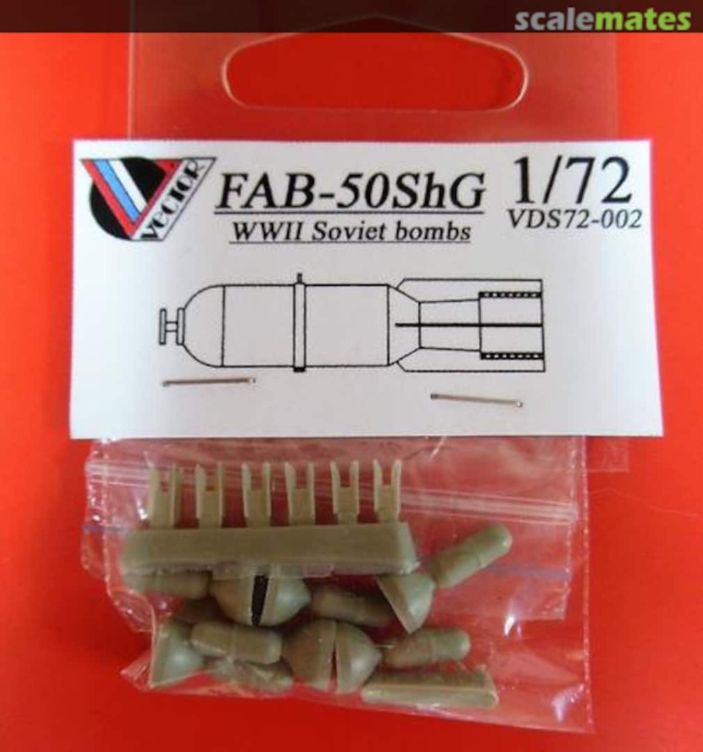 Boxart FAB-50ShG Bombs VDS72-002 Vector