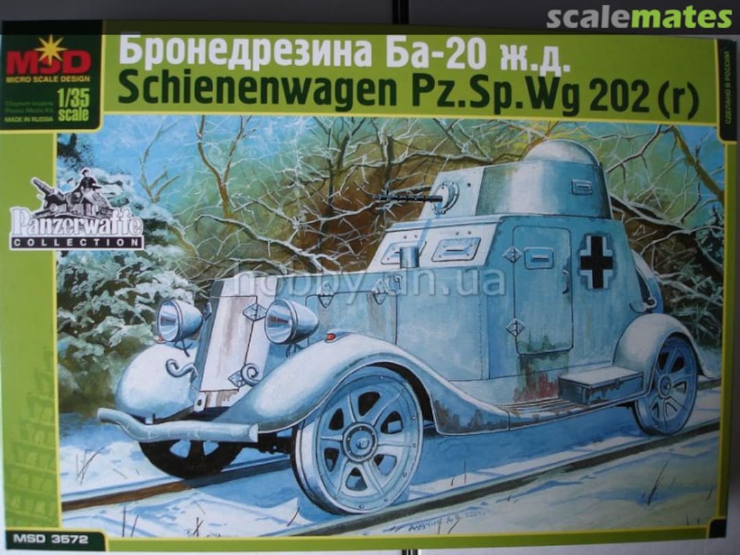 Boxart Shienenwagen Pz.Sp.Wg 202(r) 3572 MSD Micro Scale Design Boxart Shienenwagen Pz.Sp.Wg 202(r) 3572 MSD Micro Scale Design