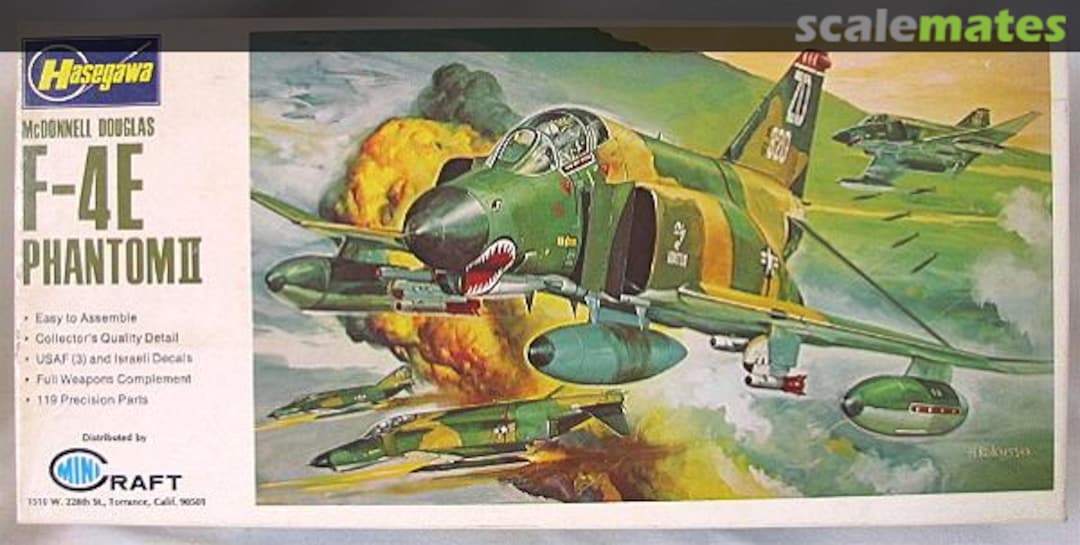 Boxart F-4E Phantom II JS085-225 Minicraft Hasegawa