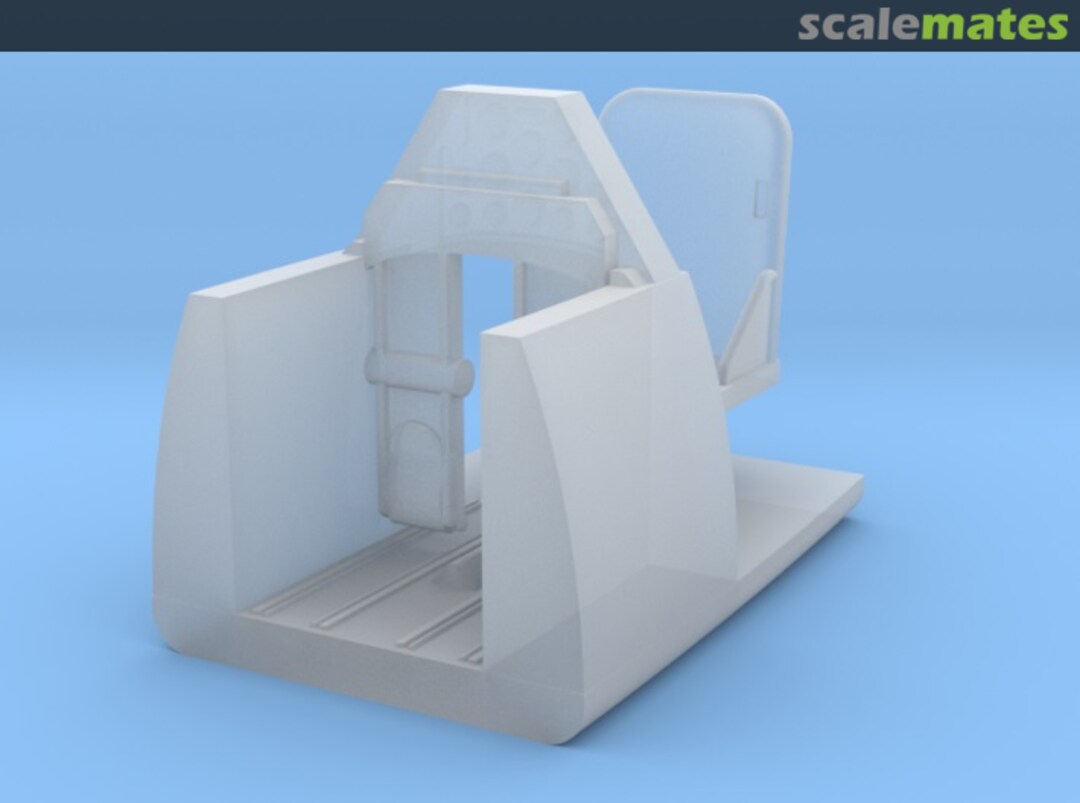 Boxart Assembled Cockpit for 1:48 Lindberg Goshawk Flightline Engineering Boxart Assembled Cockpit for 1:48 Lindberg Goshawk Flightline Engineering