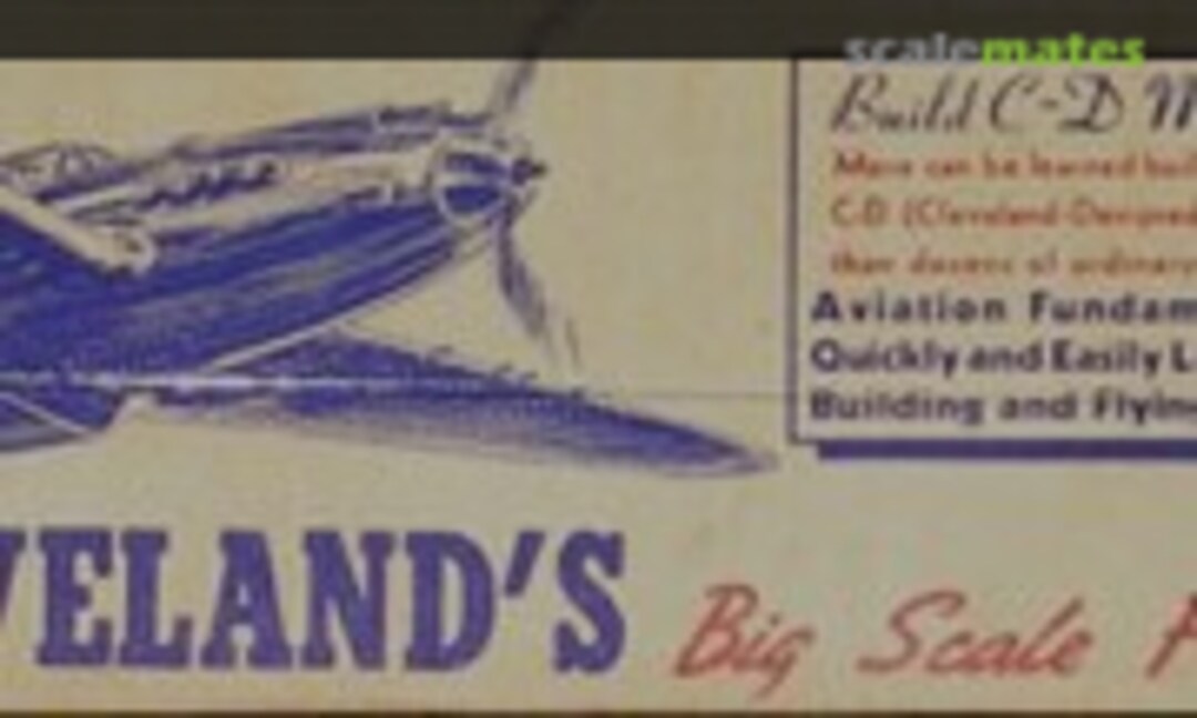 1:19 Curtiss P-6E Hawk (Cleveland Model &amp; Supply R-21)