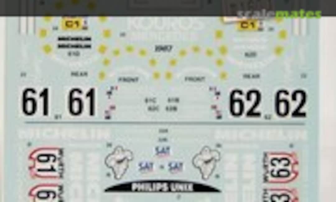 1:24 Sauber Mercedes C9 (Studio27 ST27-DC214) ST27-DC214