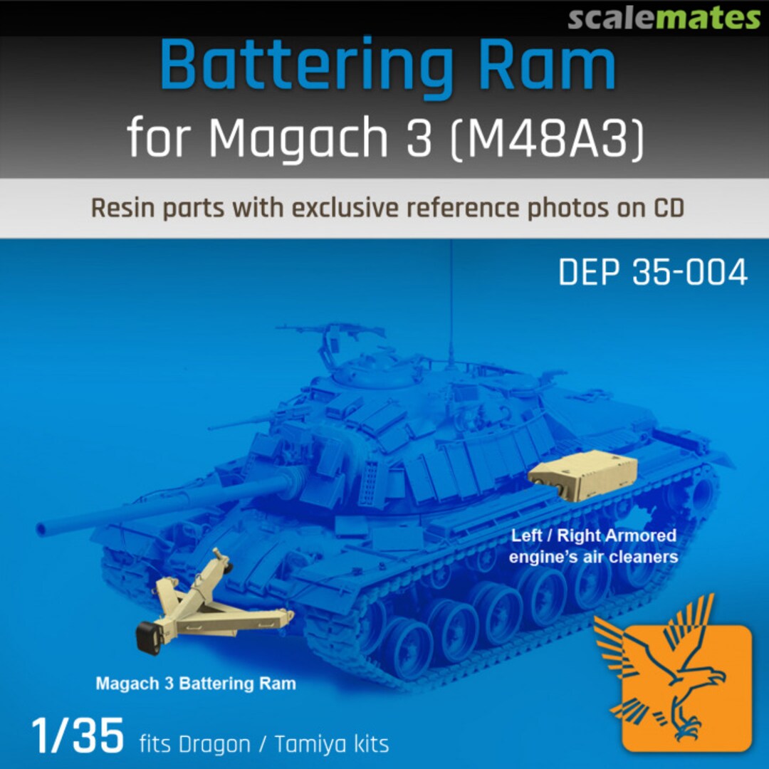 Boxart Battering Ram for Magach 3 (M48A3) DEP 35-004 Desert Eagle Publishing Boxart Battering Ram for Magach 3 (M48A3) DEP 35-004 Desert Eagle Publishing