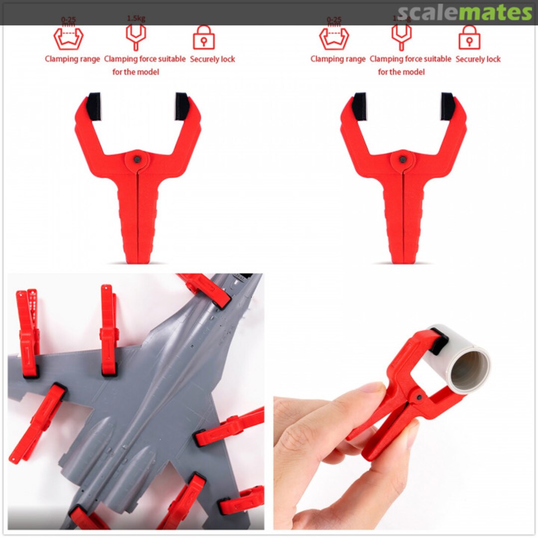 Boxart Mini Wide Clamp Set T11A02 Galaxy Hobby