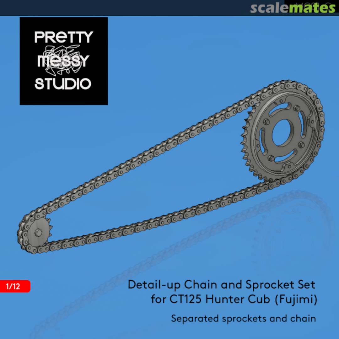 Boxart Chain and Sprocket set for Honda CT125 MC01-C Pretty Messy Studio Boxart Chain and Sprocket set for Honda CT125 MC01-C Pretty Messy Studio