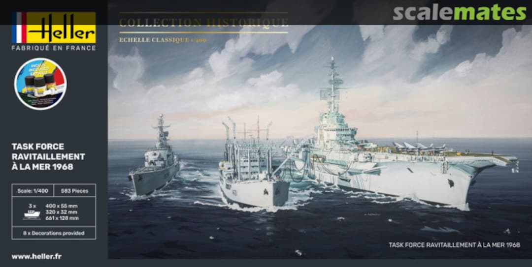 Boxart Task Force Ravitaillement à la Mer 1968 57092 Heller Boxart Task Force Ravitaillement à la Mer 1968 57092 Heller