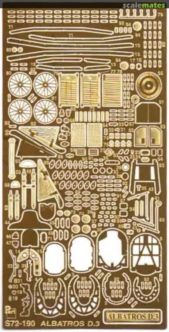 Boxart Albatros D.III S72-190 Part Boxart Albatros D.III S72-190 Part