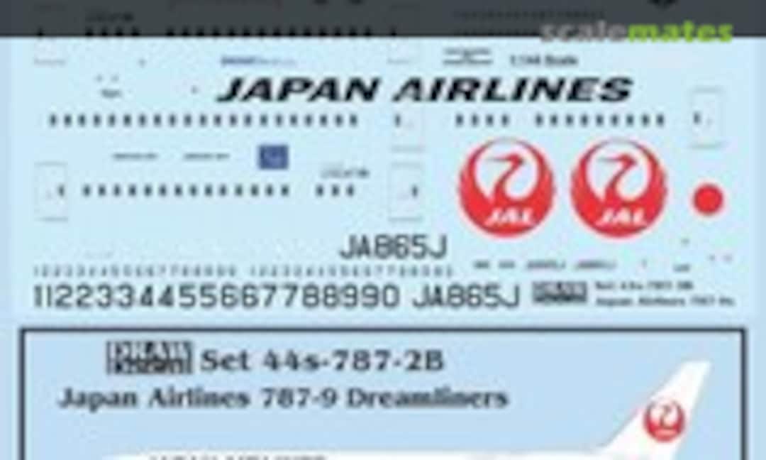 1:144 Japan Airlines 787-9 Dreamliners (Draw Decal 44-787-2B) 44-787-2B