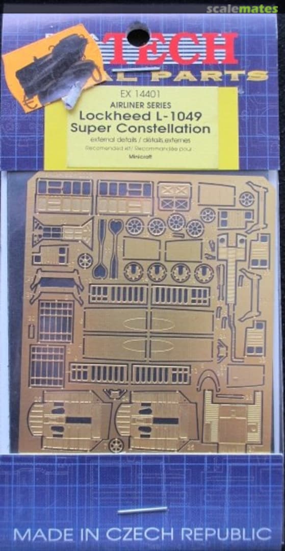 Boxart Lockheed L-1049G Super Constellation for Minicraft EX 14401 Extratech Boxart Lockheed L-1049G Super Constellation for Minicraft EX 14401 Extratech