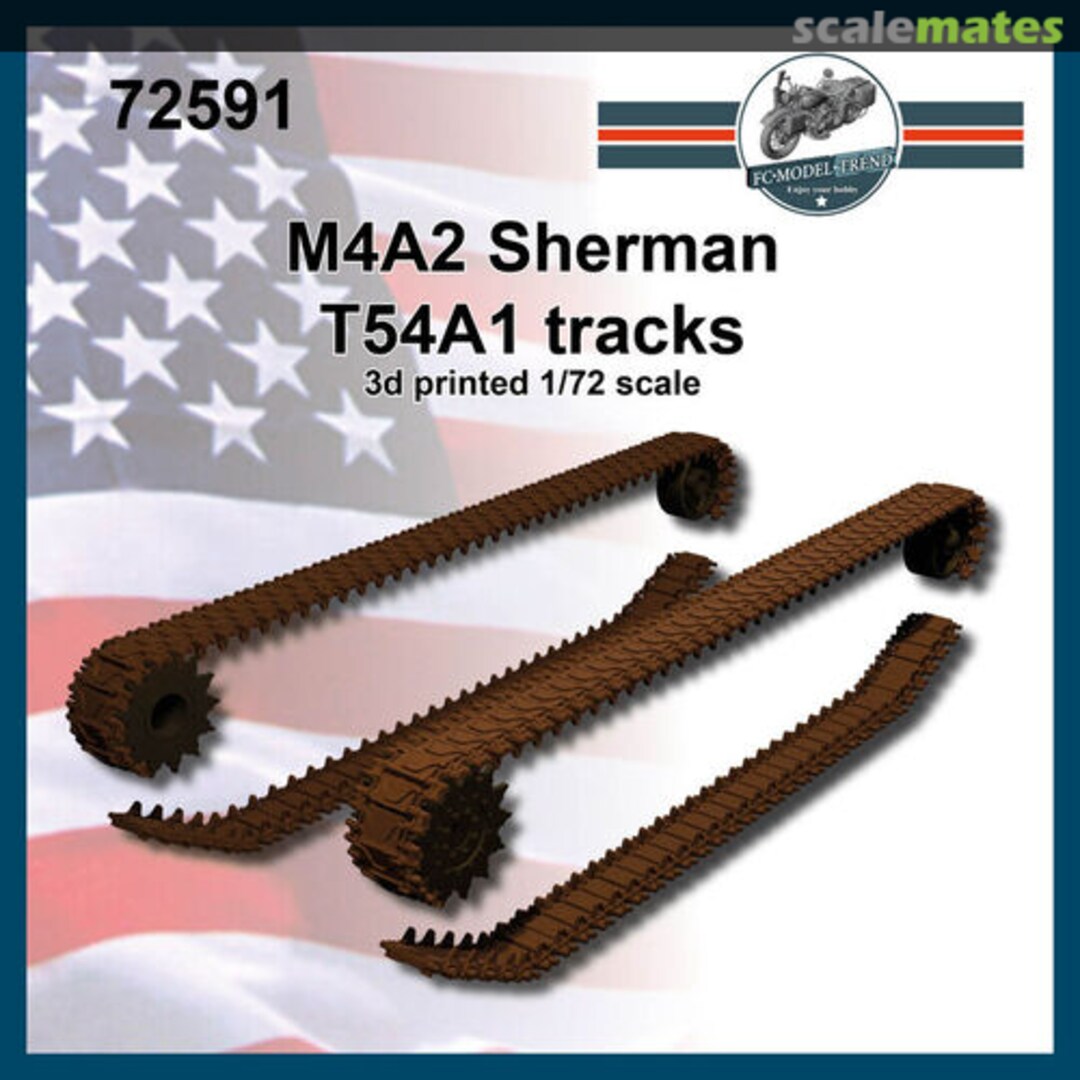 Boxart M4A2 Sherman T54 tracks (1:72) 72591 FC Model Trend Boxart M4A2 Sherman T54 tracks (1:72) 72591 FC Model Trend