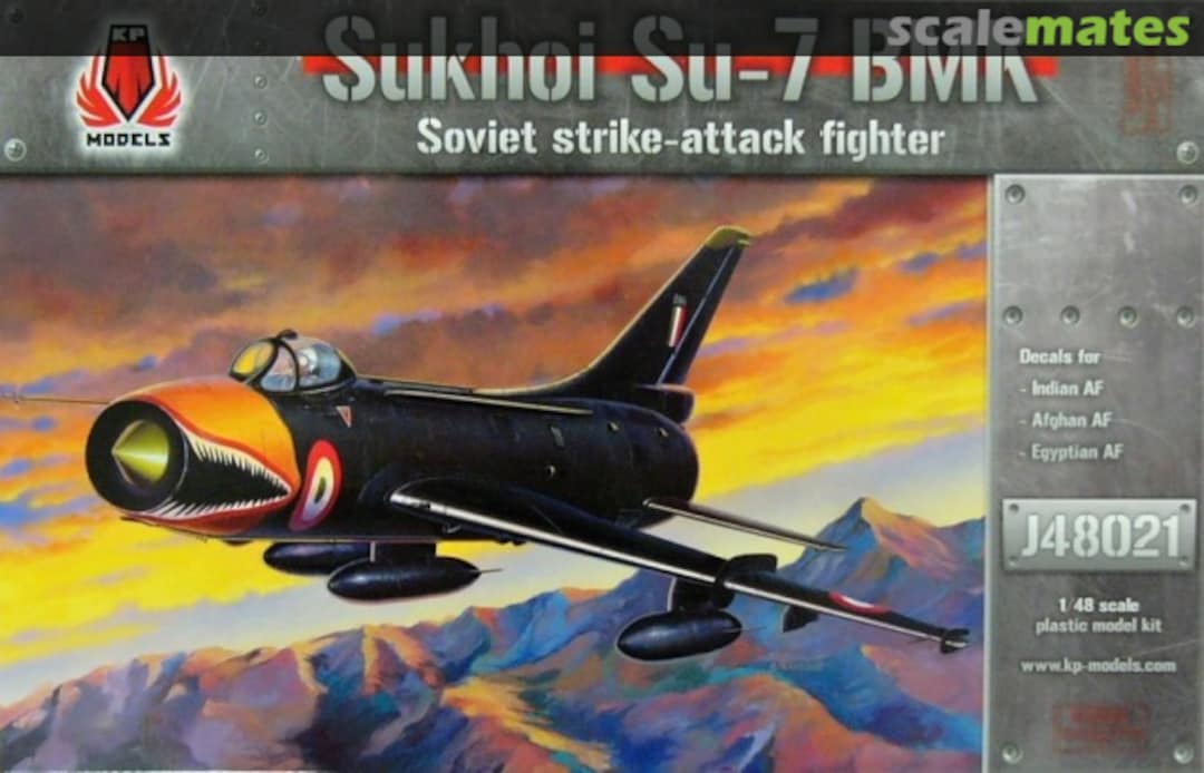 Boxart Sukhoi Su-7 BMK Fitter-A J48021 KP Models Boxart Sukhoi Su-7 BMK Fitter-A J48021 KP Models