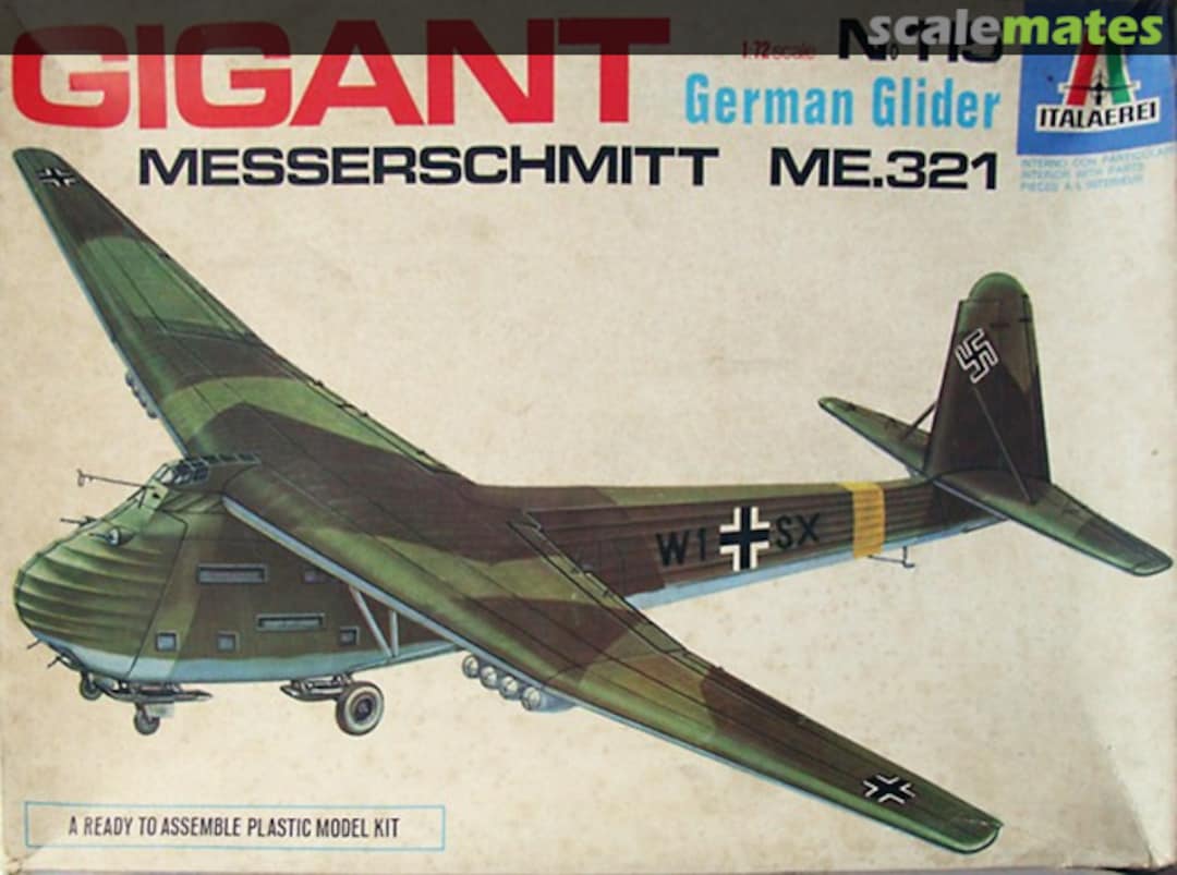 Boxart Messerschmitt Me.321 Gigant 115 Italaerei Boxart Messerschmitt Me.321 Gigant 115 Italaerei