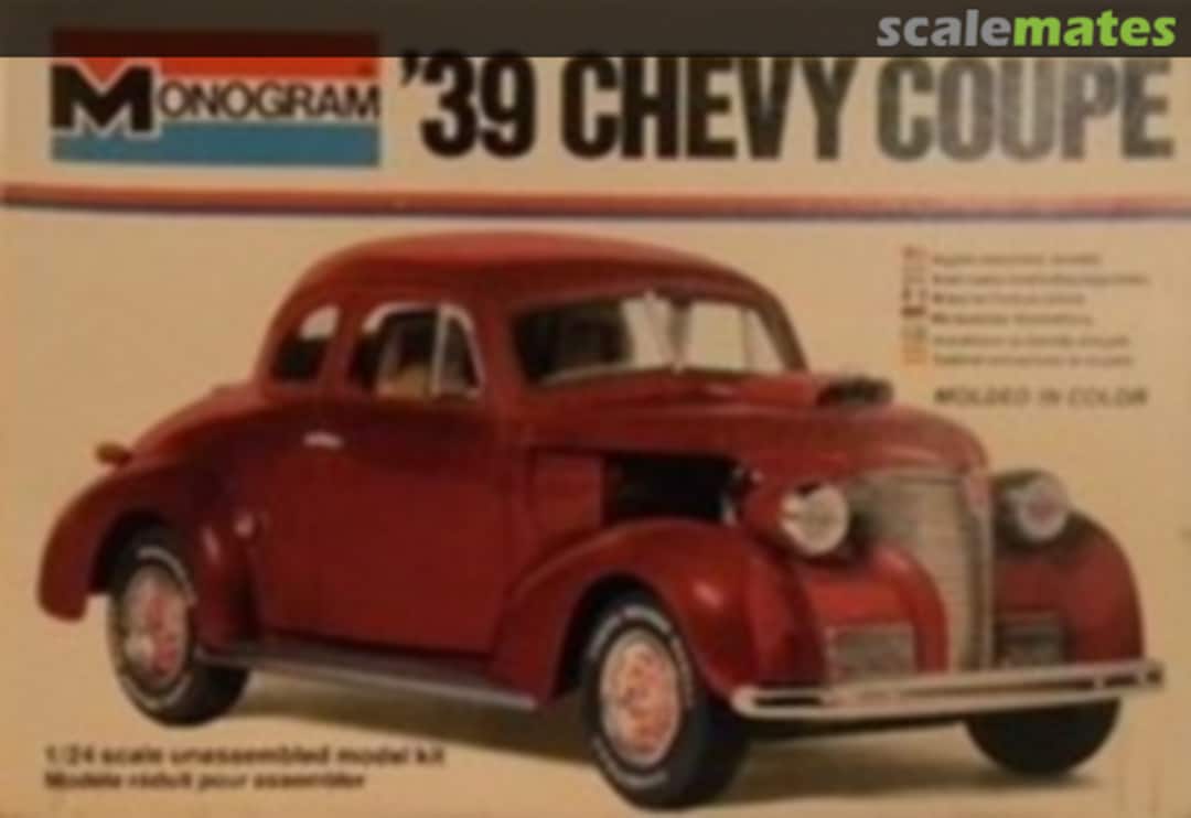 Boxart '39 Chevy Coupe 2256 Monogram Boxart '39 Chevy Coupe 2256 Monogram