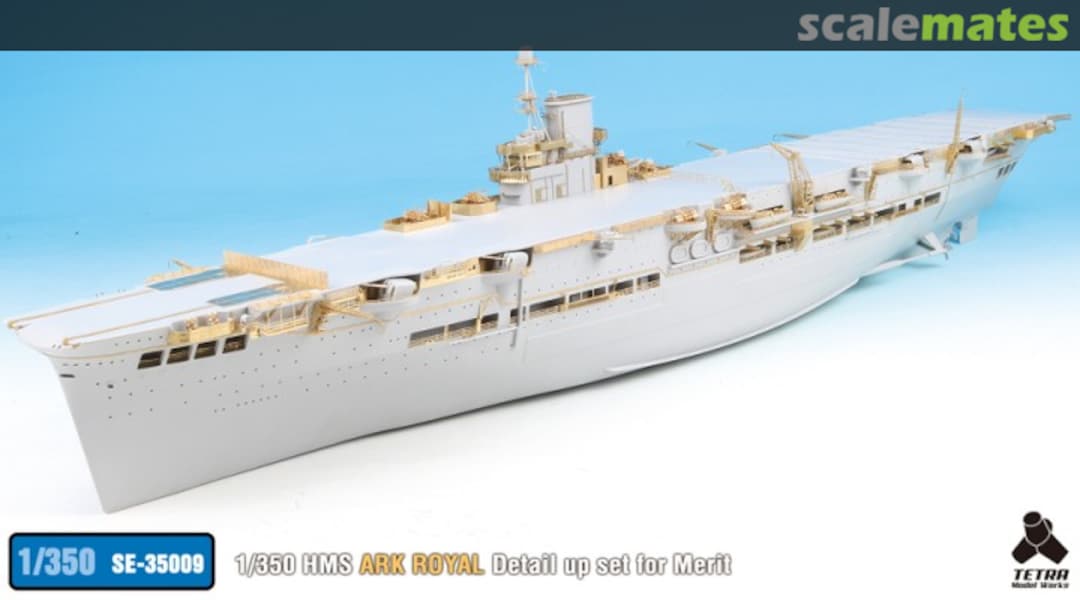 Boxart HMS Ark Royal - Detail up set SE-35009 Tetra Model Works
