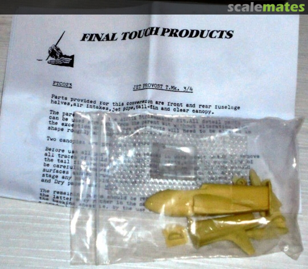 Boxart Jet Provost T.Mk. 3/4 FTC023 The Final Touch Boxart Jet Provost T.Mk. 3/4 FTC023 The Final Touch