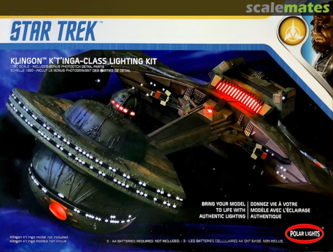 Boxart Klingon K't'inga-Class Lighting Kit MKA031M/06 Polar Lights