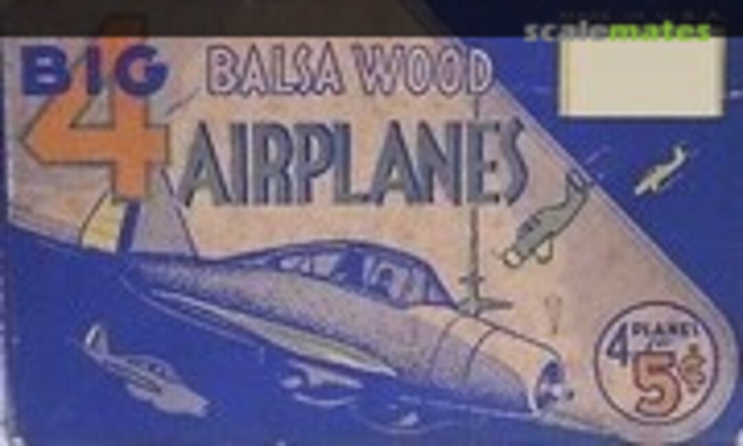 No 4 Big Balsa Wood Airplanes (AMCO Models Y2)