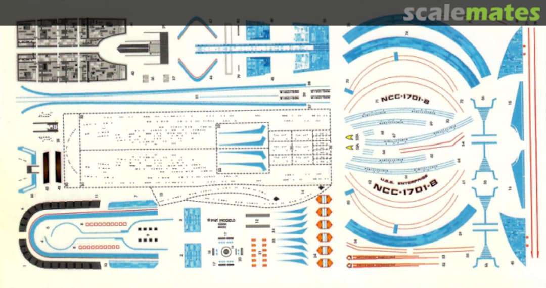Boxart Excelsior Class Refit Detailing Decals 4532 PNT Models Boxart Excelsior Class Refit Detailing Decals 4532 PNT Models