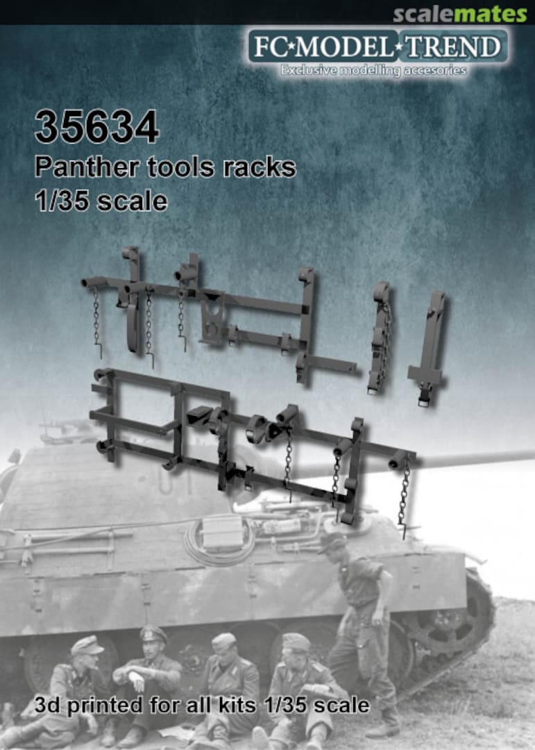Boxart Panther/jagdpanther tool racks 35634 FC Model Trend Boxart Panther/jagdpanther tool racks 35634 FC Model Trend