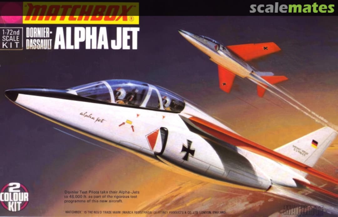 Boxart Dornier-Dassault Alpha Jet PK-5 Matchbox Boxart Dornier-Dassault Alpha Jet PK-5 Matchbox