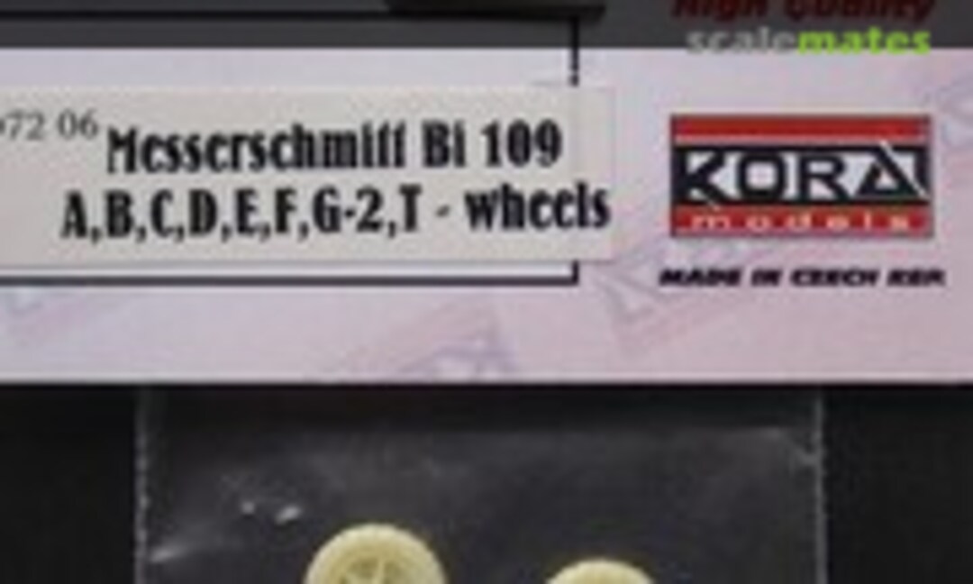 1:72 Messerschmitt Bf 109 A,B,C,D,E,F,G-2,T (Kora Models D7206) D7206