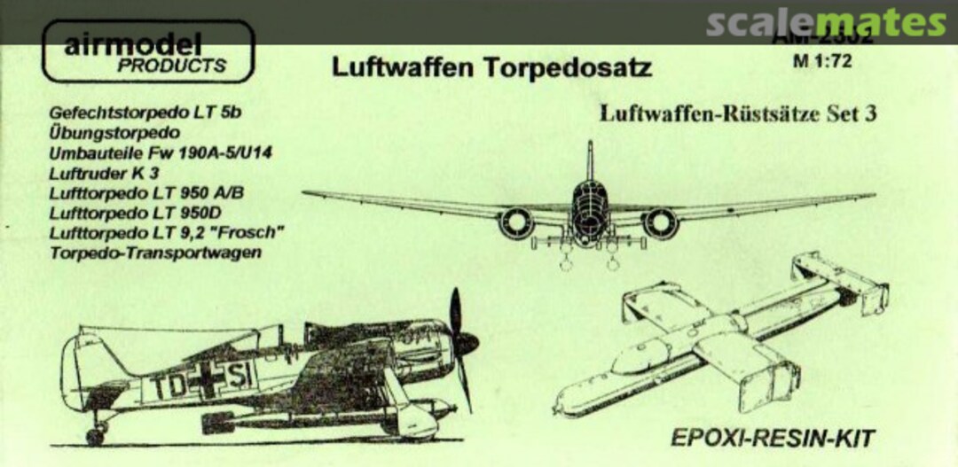 Boxart Luftwaffen-Rüstsätze Set 3 AM-2502 Airmodel Boxart Luftwaffen-Rüstsätze Set 3 AM-2502 Airmodel