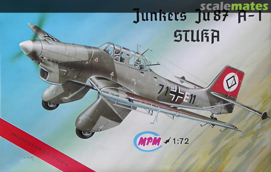 Boxart Junkers Ju 87 A-1 Stuka MP1004 MPM Production Boxart Junkers Ju 87 A-1 Stuka MP1004 MPM Production