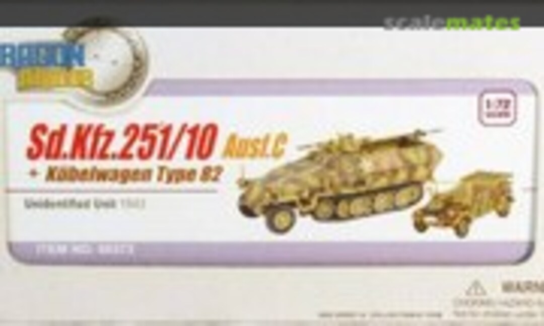 1:72 Sd.Kfz.25Ausf.C + Kübelwagen Type 82 (Dragon Armor 60373)