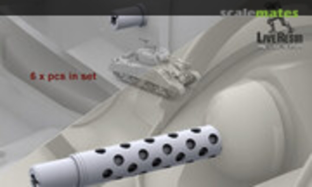 1:35 M1919 Machine gun barrels for bow and coaxial mount (Live Resin LRE-35367) LRE-35367