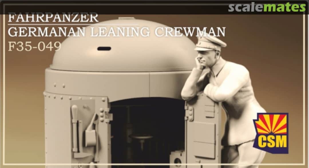Boxart Fahrpanzer german leaning crewman F35-049 Copper State Models Boxart Fahrpanzer german leaning crewman F35-049 Copper State Models
