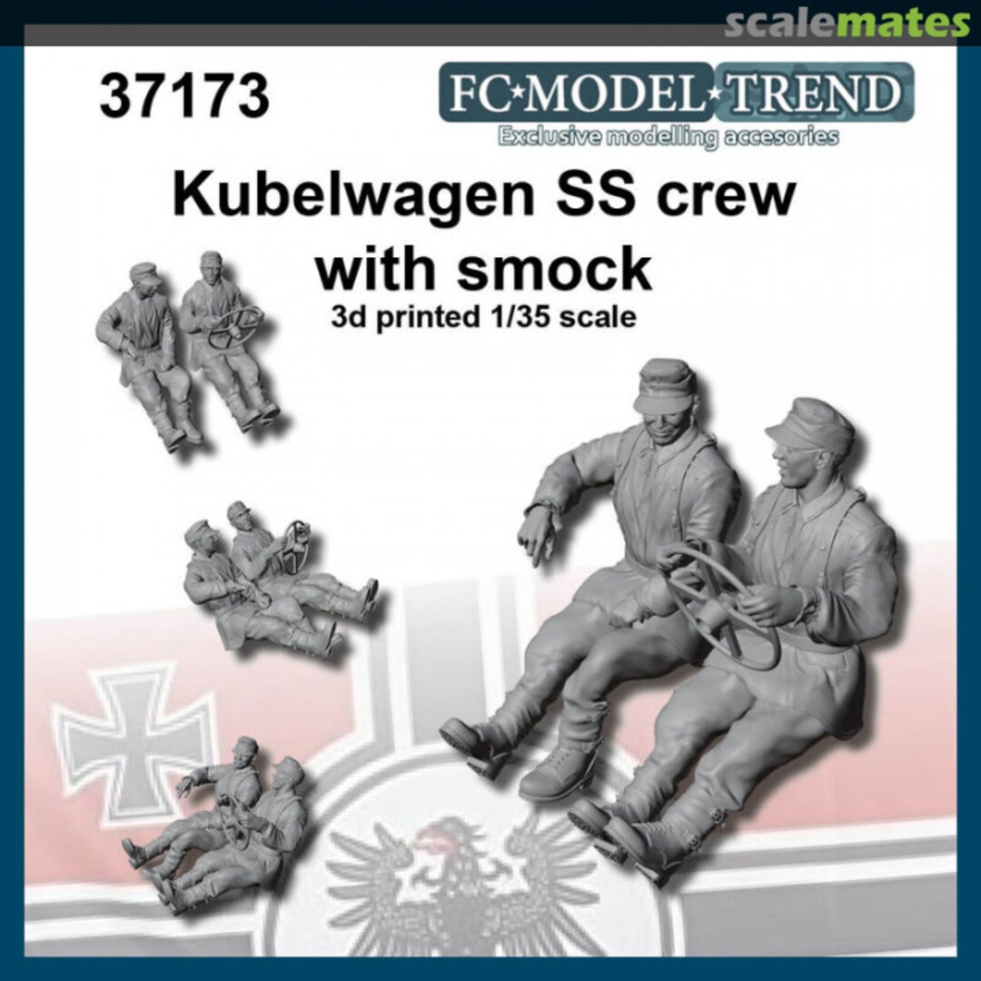 Boxart Kübelwagen SS Crew with M42 smock 37173 FC Model Trend Boxart Kübelwagen SS Crew with M42 smock 37173 FC Model Trend