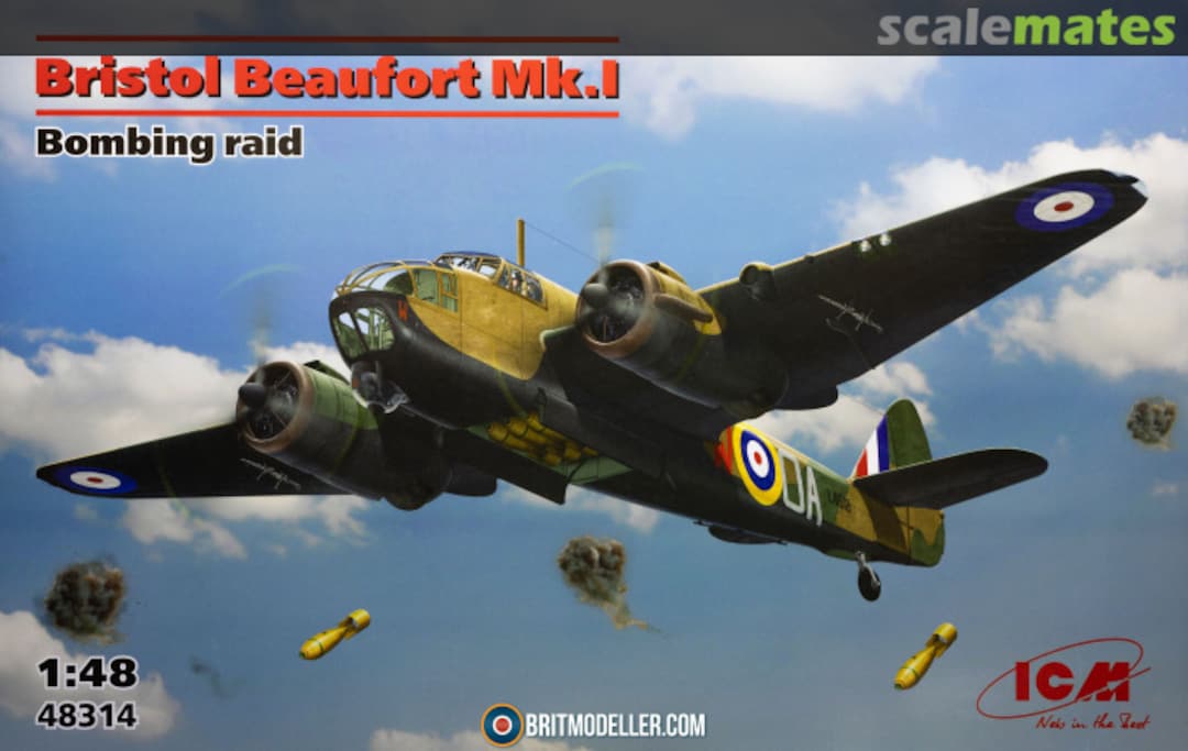 Boxart Bristol Beaufort Mk.I 48314 ICM Boxart Bristol Beaufort Mk.I 48314 ICM