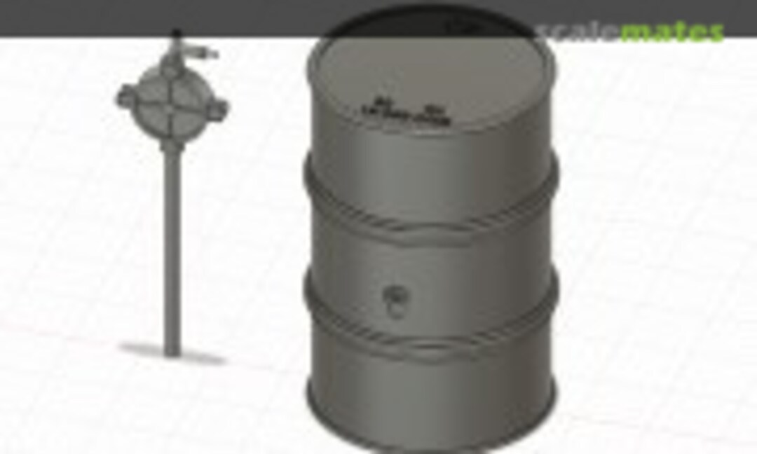 1:35 Barrels 200L & pumps (Armour Models (Slovakia) 35DS036) 35DS036