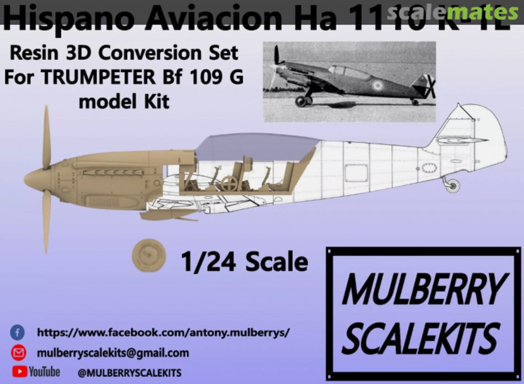 Boxart Hispano Aviacion Ha 1110 K1-L Mulberry Scalekits Boxart Hispano Aviacion Ha 1110 K1-L Mulberry Scalekits