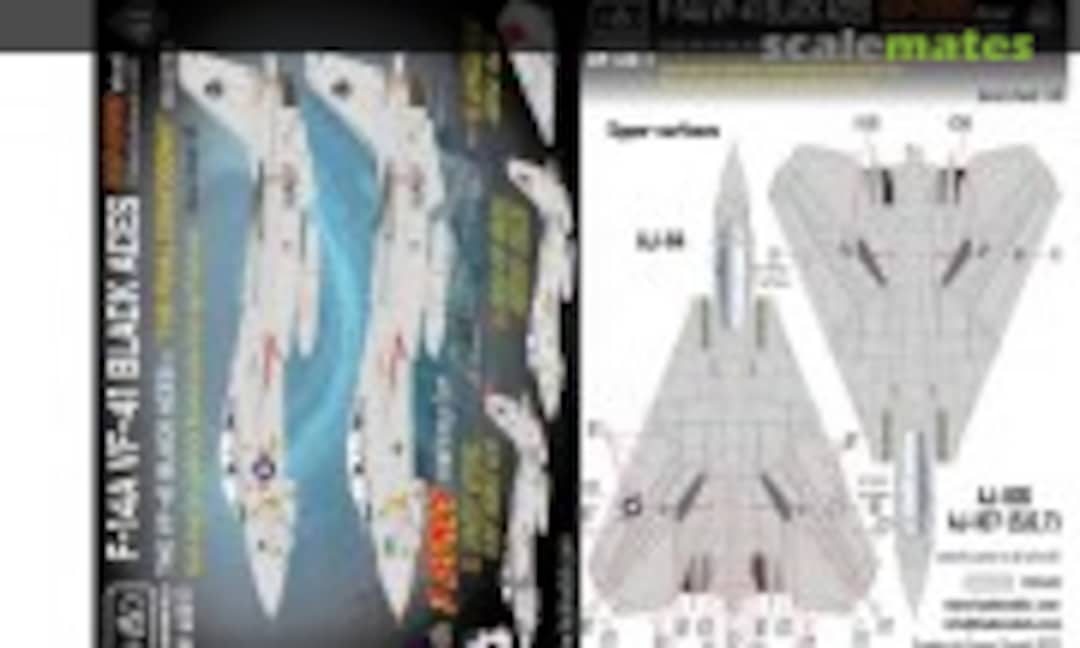 1:48 F-14A VF-41 Black Aces decal sheet (HADmodels DW-48011) DW-48011