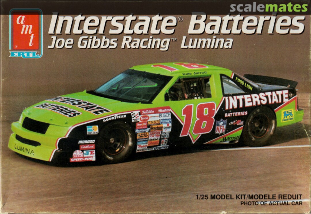 Boxart Interstate Batteries Joe Gibbs Racing Lumina 8752 AMT/ERTL