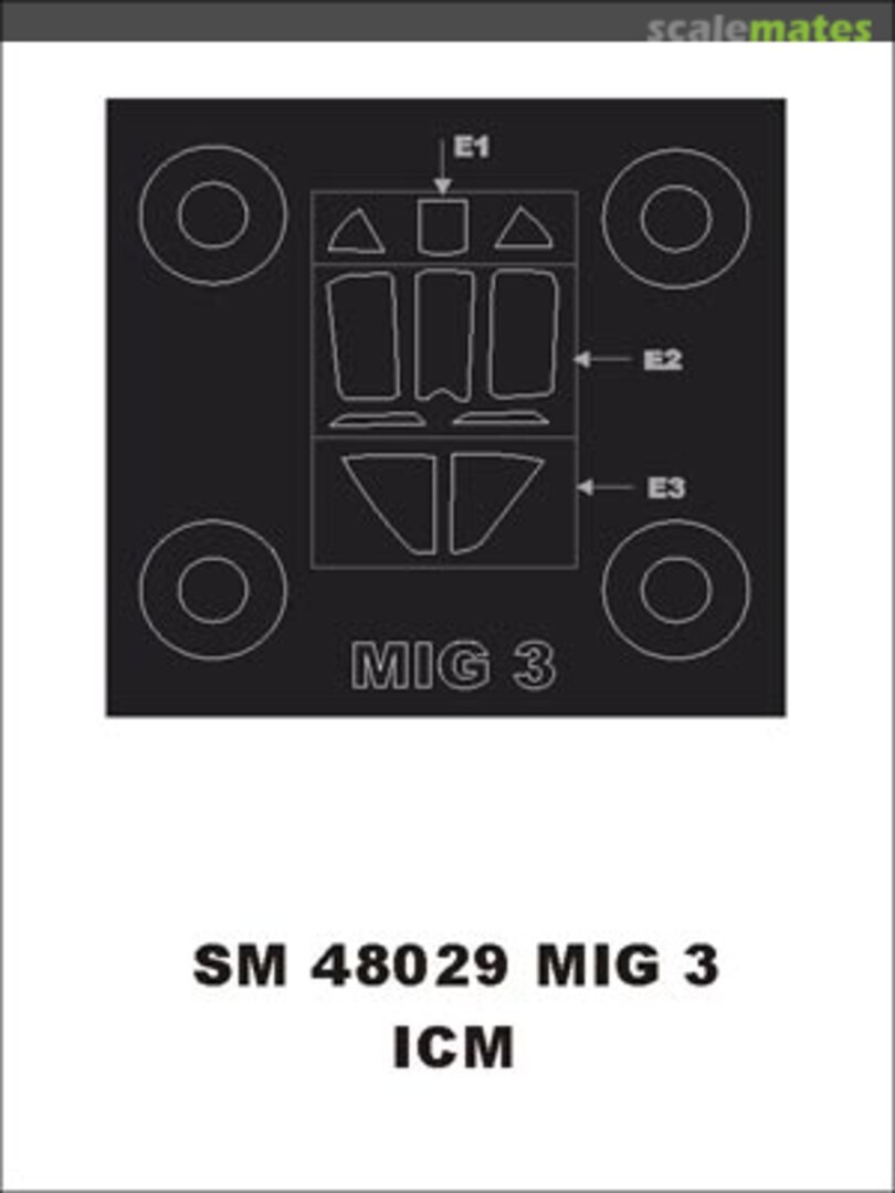 Boxart Mikoyan-Gurevich MiG-3 SM48029 Montex Boxart Mikoyan-Gurevich MiG-3 SM48029 Montex