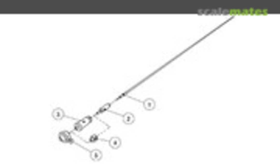 1:35 JGSDF New Antenna Parts (2pcs) (Adlers Nest ANM-35031) ANM-35031