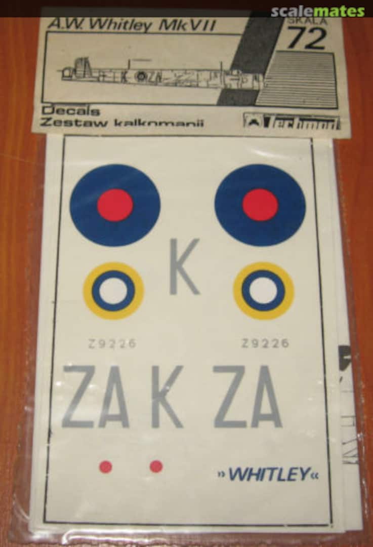 Boxart A.W. Whitley MkVII 7205 Techmod Boxart A.W. Whitley MkVII 7205 Techmod