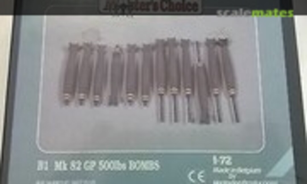1:72 Mk.82 GP 500lb Bombs (Verlinden Productions B1) B1