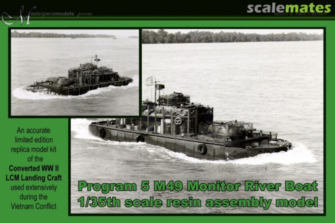 Boxart Program 5 MK49 Monitor River Boat MIL90501 Masterpiece Models Boxart Program 5 MK49 Monitor River Boat MIL90501 Masterpiece Models