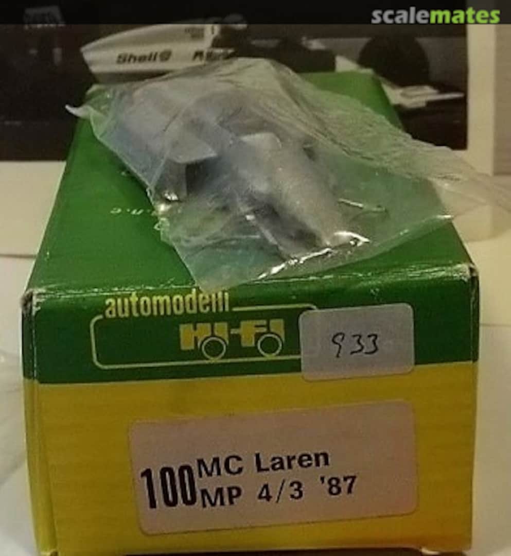 Boxart Mc Laren-Porsche MP 4/3 F1 100 Hi Fi Automodelli Boxart Mc Laren-Porsche MP 4/3 F1 100 Hi Fi Automodelli