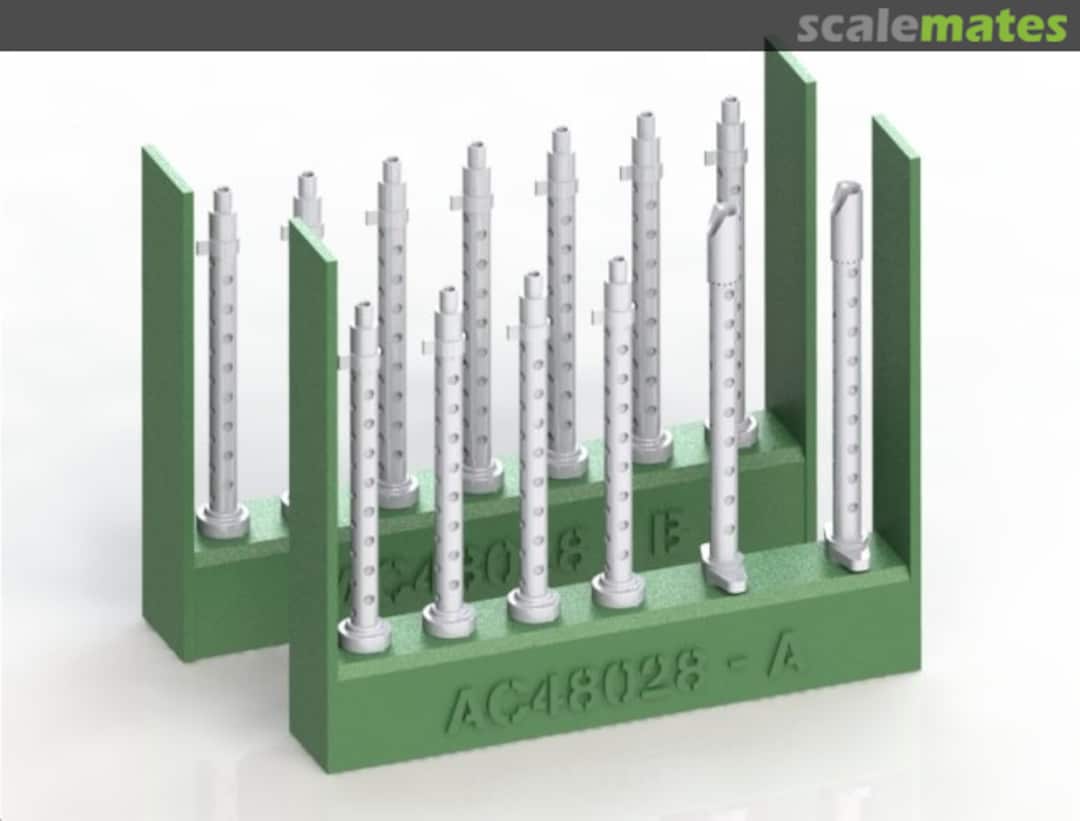 Boxart B-17 FAST FIX Gun Barrel Replacement Set AC48028 RESIN2detail Boxart B-17 FAST FIX Gun Barrel Replacement Set AC48028 RESIN2detail